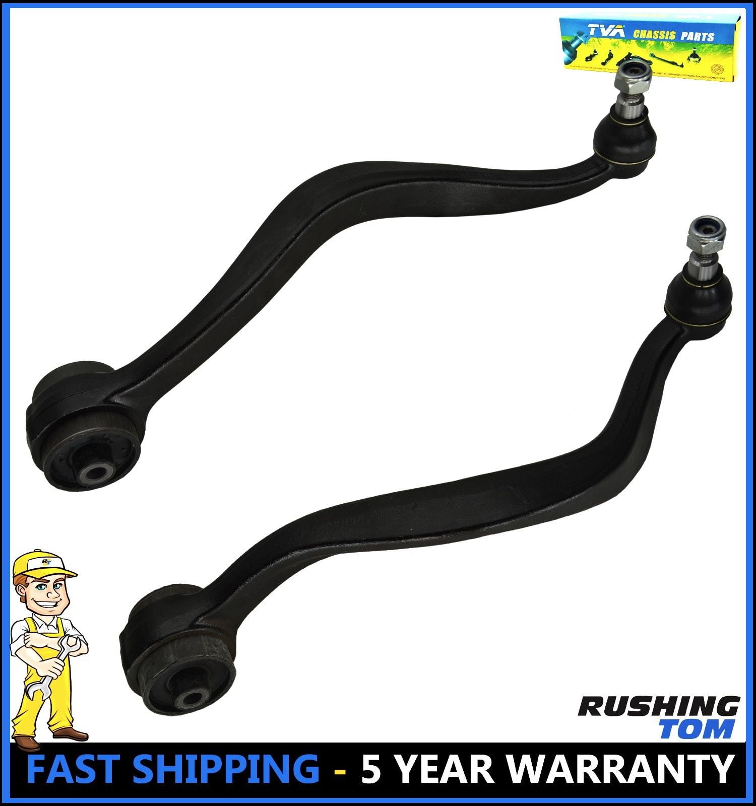 2 Front Left & Right Lower Control Arm for Ford Fusion Lincoln MKZ