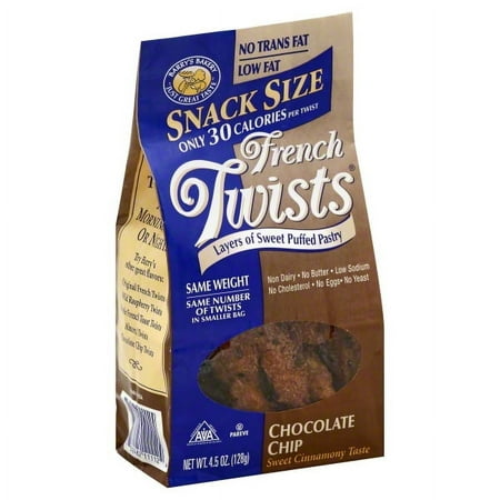 Barrys Bakery French Twst Choc Chip Snck Sz 4.5 OZ (Pack of 12)