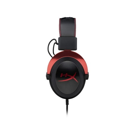 HyperX - Cloud II Wired Gaming Headset for PC, Xbox X|S, Xbox One, PS5, PS4, Nintendo Switch, and Mobile - Black/Red