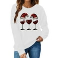 thumbnail image 2 of XuJwPNcy Womens Christmas Sweatshirt Graphic Long Sleeve Shirts Fall Trendy Christmas Tees Pullover Tops Women Winter Clothing, 2 of 5