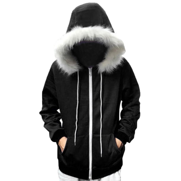 Gibobby Sudadera polar hombre sudaderas con cierre para hombre, chaquetas de rendimiento térmico de forro polar(Negro,M)