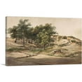 thumbnail image 1 of ARTCANVAS A Wooded Landscape Near Beekhuizen Canvas Art Print by Andreas Schelfhout - Size: 12" x 8" (0.75" Deep), 1 of 9