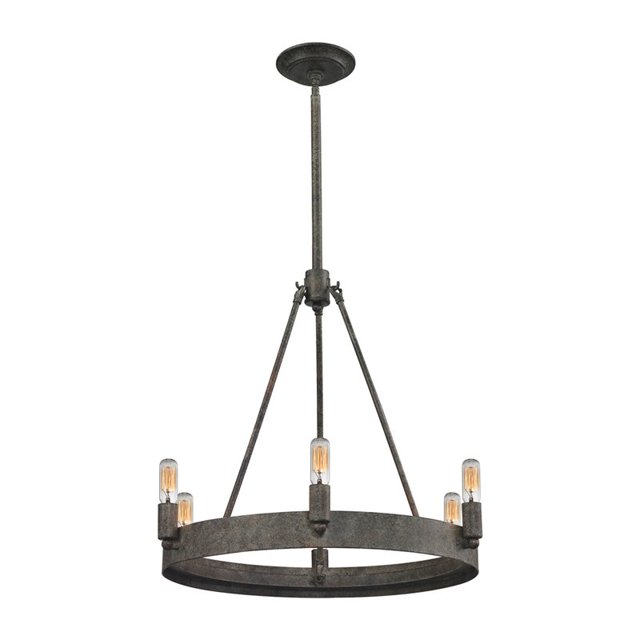 ElkGroup International 31820/6 Lewisburg 6 Light Chandelier In Malted Rust