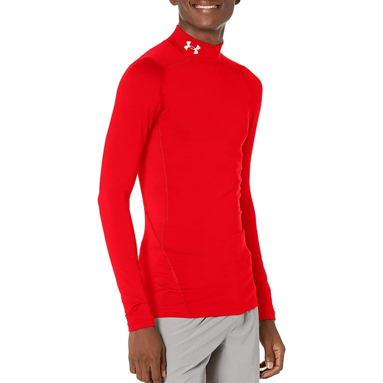 Under Armour Men's ColdGear Mock Neck Compression Long Sleeve