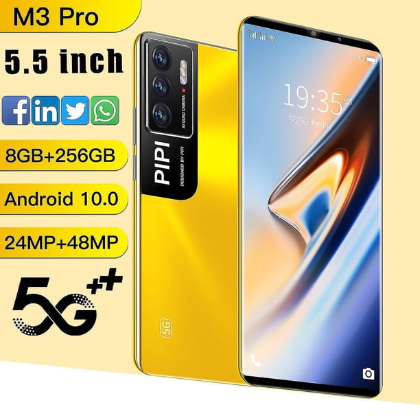 2022 Nuevo teléfono móvil 5g X30 Pro Android Smartphone, 5.5 pulgadas Android11 12 gb + 512 gb