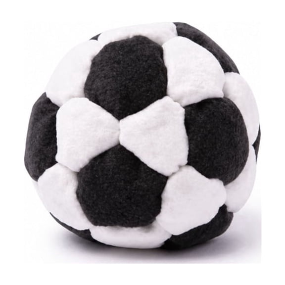 BESTSKY Hand-Made Knitted Soccer Style Footbag,Crochet Hacky Sacks Balls,Beginner-Friendly Juggling Foot Bags,Classic Football Pattern,Ready-To-Use