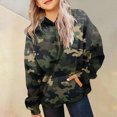 thumbnail image 6 of Staki Girl's Hoodie Fleece Sweatshirt Hooded Long Sleeve Pullover Tops Fall Winter Hoodies Outwear for Teen Girls 2-12Y(Army Green,10-11 Years), 6 of 6