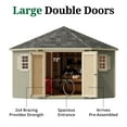 thumbnail image 2 of Little Cottage Co. 10x10 Classic Five Corner Shed with Floor, Outdoor Wood Storage Shed Do-It-Yourself Panelized Kit, 2 of 13