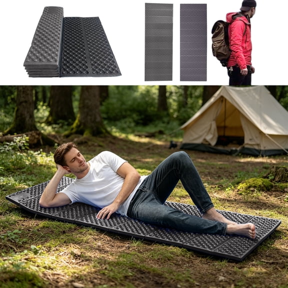 Foldable Foam Camping Pads for Sleeping,Portable Foam Sleeping Pad,Waterproof Insulated Camping Mat Ultra-Lightweight for Hiking & Backpacking