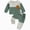 R222-Green, variant on NOLDARES Toddler Baby Boy Outfits Cotton Graphic Print Long Sleeve Sweatshirt Tops Tee Elastic Joggers Pants 2pcs Fall Winter Clothes Clothing(Green,18-24 M)