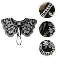 thumbnail image 4 of MasteelfCA 1Pc Embroidery Collar Retro Fake Collar Embroidered Shawl Clothing Accessory, 4 of 7