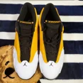 thumbnail image 5 of Ni - ke Ni - ke Air Jordan 14 Retro Light Ginger 2022 Mens Size 10.5 (487471-701) Box Cut, 5 of 5