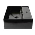 thumbnail image 4 of Pemberly Row Black Matte 24" Rectangular Above Mount Ceramic Sink w/ Faucet Hole, 4 of 5
