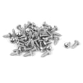 thumbnail image 1 of Unique Bargains 6 Vis Rondes en Acier Inoxydable M3.5x9.5mm pour Tête de Poêle Auto-Tappante 50 Pcs, 1 of 2