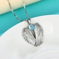 thumbnail image 4 of RnemiTe-amo Jewelry On Clearance！Angel Wings Necklace 925 Silver Guardian Angel Wings Pendant Necklace Birthstone Necklace for Women Women Christmas Jewelry Gifts, 4 of 7