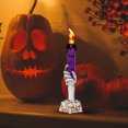 thumbnail image 3 of Esqueleto Fantasma Mano Lámpara Sin Llama LED Candelabro Halloween, 3 of 7