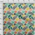 thumbnail image 3 of oneOone Cotton Poplin Green Fabric Tropical Abstract Leaf Sewing Fabric By The Yard Printed Diy Clothing Sewing Supplies 56 Inch Wide, 3 of 4