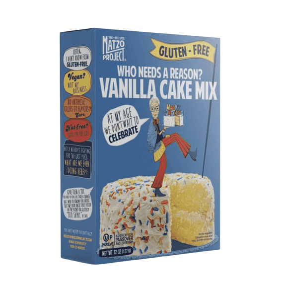 The Matzo Project Gluten Free Golden Cake Mix, Kosher for Passover, 12 oz, 6 pack