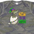 thumbnail image 4 of Inktastic New to the Krewe Mardi Gras Baby Alligator Boys or Girls Baby Bodysuit, 4 of 5