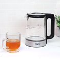 thumbnail image 2 of Total Chef Cordless Electric Glass Kettle with LED Light, 1.8 QT/1.7L, 2 of 5
