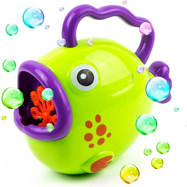 Toysery Fish Bubble Machine 1000s Of Bubbles In Minutes Comes With Bubble Solution No Batteries Needed Hours Of Entertainment For Kids Best For Gifting Purpose Green Walmart Com Walmart Com