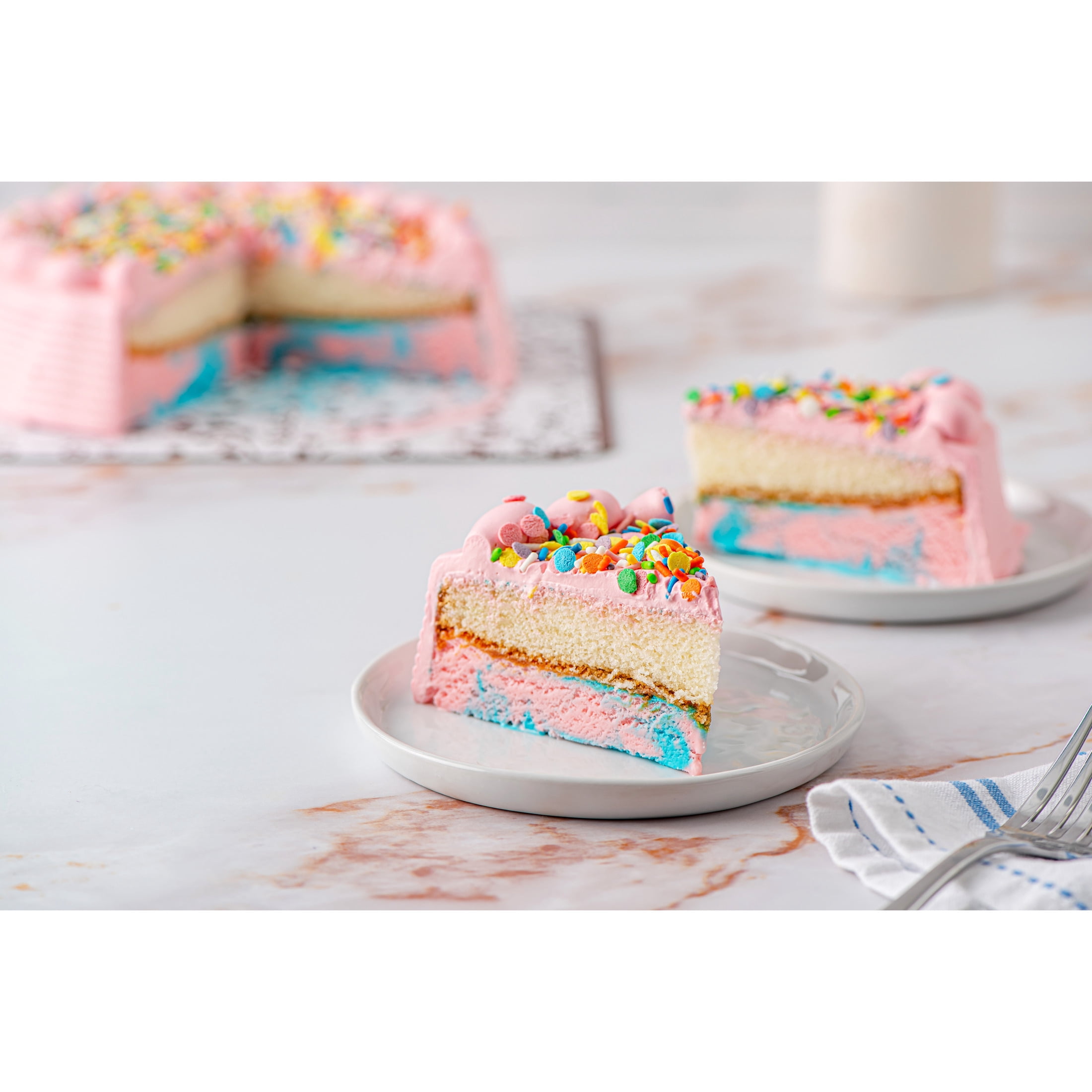 Jon Donaire 8" Unicorn Ice Cream Cake, Serves 9