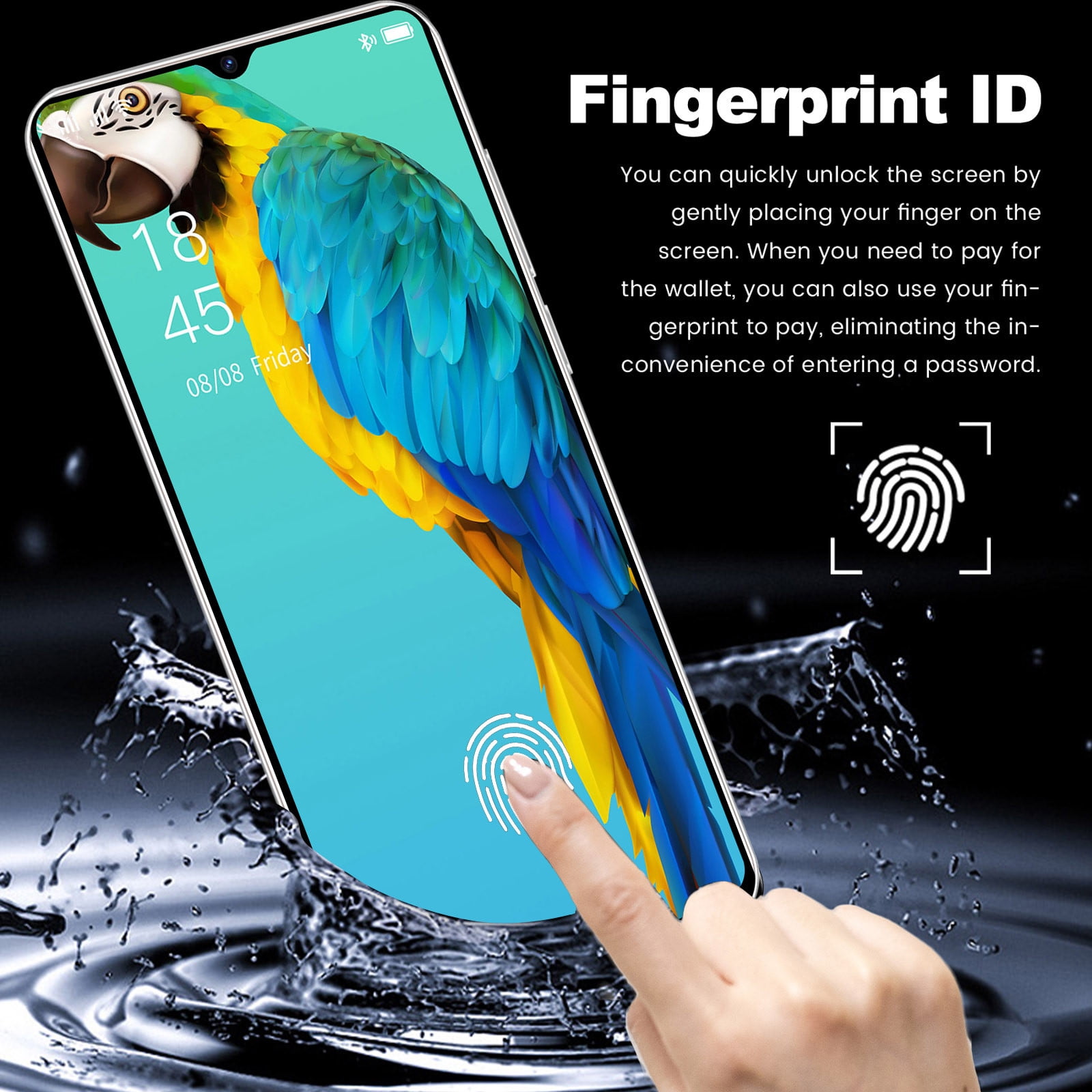 HOMBOTI Cell Phone Clearance Smartphone Straight Talk S22 5G Android Smartphone 6.53-inch HD Standby Card Slot 2+16G Memory 2400mAh Battery