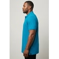 thumbnail image 3 of KingSize Men's Big & Tall Shrink-Less Longer-Length Cotton Polo Shirt, 3 of 5