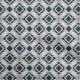 thumbnail image 1 of oneOone Velvet Teal Blue Fabric Abstract Geometric Sewing Craft Projects Fabric Prints By Yard 58 Inch Wide, 1 of 4