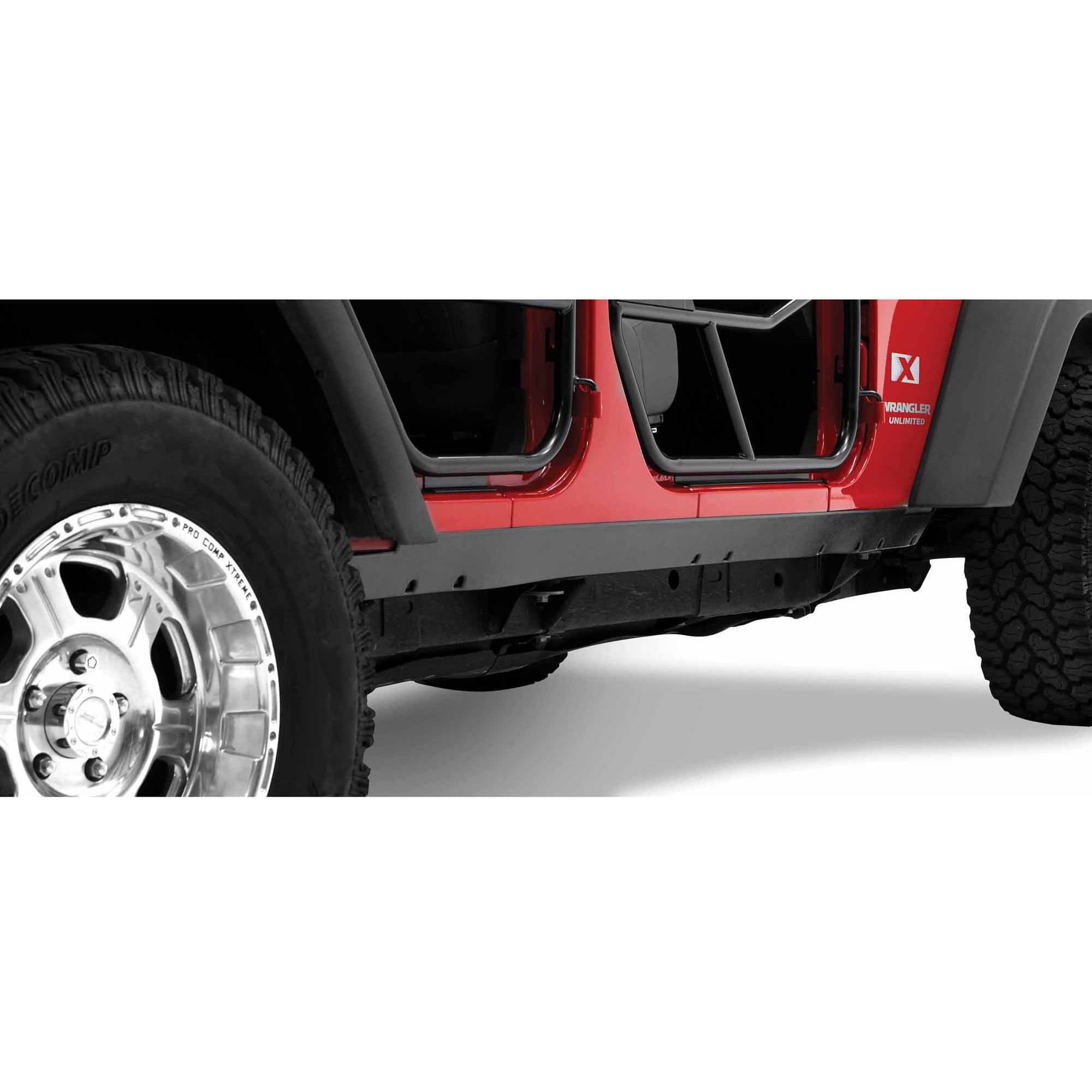 Bestop 42951-01 Jeep Wrangler Unlimited Highrock 4X4 Rocker Trim, Black -  