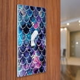 thumbnail image 3 of WIRESTER 1-Gang Toggle Wall Plate/Switch Plate Cover, Mosaic Mermaid Scale, 3 of 6