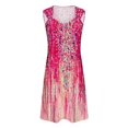 thumbnail image 5 of asddcavvf Robes pour Femmes Mode Décontractée Sans Manches Col en V Bouton Métallique, 5 of 5