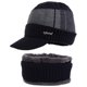 thumbnail image 1 of Gorro bufanda de dos piezas Gorro de punto para hombre bufanda otoño e invierno más gorro de terciopelo gorro de lana cálido, 1 of 6