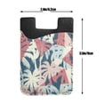 thumbnail image 6 of YFYANG Universal Adhesive Cell Phone Card Holder, Vintage Watercolor Coconut Tree Pattern Leather Cell Phone Wallet Sticker, 6 of 6