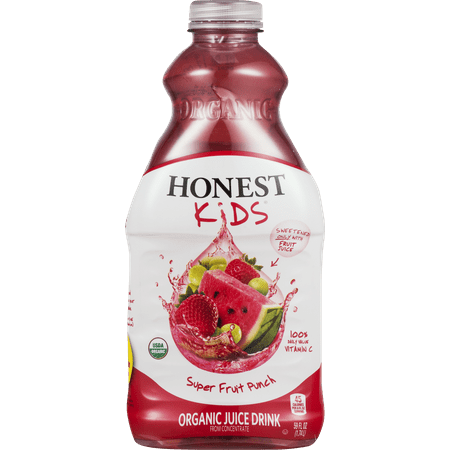 (8 Pack) Honest Kids Organic Juice, Fruit Punch, 59 Fl Oz, 1