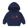 thumbnail image 2 of ibuvkizy Cute Kids Boy Girl Christmas Hoodies Sweatshirt Winter Long Sleeve Pullover Tops,Christmas Toddler Baby Boy's Girl's Hoodie Children's Casual Print Sweatshirt for the Baby Gift, 2 of 7