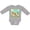 AC-Heather Grey, variant on Inktastic I'm Two Farm Animals Wearing Birthday Party Hats Boys or Girls Long Sleeve Baby Bodysuit