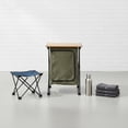 thumbnail image 3 of twisto Foldable Camping Cabinet Multi-Functional Folding Camping Storage Cabinet Large Capacity Foldable Camp Table with Storage for Picnickers, Backyard, 3 of 10