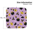 thumbnail image 2 of Yiaed Cute Halloween Print Leather Coasters for Drinks - Cup Coasters Coffee Table Kitchen Table Bar, Home & Office Gifts Handmade Drink Coasters-Square, 2 of 6