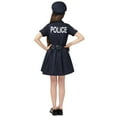 thumbnail image 4 of JOYIN Police Officer Costume Set for Girls, Police Woman Pretend Kit Halloween Costume Cosplay for Toddler Kids 5-10 Years, 4 of 6