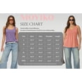 thumbnail image 7 of MOYIKO Women's Summer Tank Tops Pleated Square Neck Loose Fit Casual Flowy Tunic Sleeveless Shirts, 7 of 7