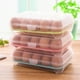 thumbnail image 4 of Caja de almacenamiento de huevos, 15 rejillas de almacenamiento de huevos, organizador portátil de huevos, contenedor de conservación de huevos, mejora tu experiencia, 4 of 7