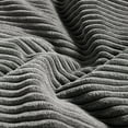 thumbnail image 6 of Fancy Homi 2 Packs Dark Gray Decorative Throw Pillow Covers 20x20 inch for Living Room Couch Bed Sofa, Farmhouse Boho Home Decor, Soft Corss Corduroy Patchwork Accent Square Cushion Case 50x50 cm, 6 of 10