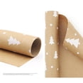 thumbnail image 5 of 10 rollos de papel Kraft para envolver Navidad, rollo de papel de regalo reciclable, paquete de rollos para envolver regalos, envoltorio de regalo con patrón navideño surtido, papel de regalo de Navi JAMW Sencillez, 5 of 5