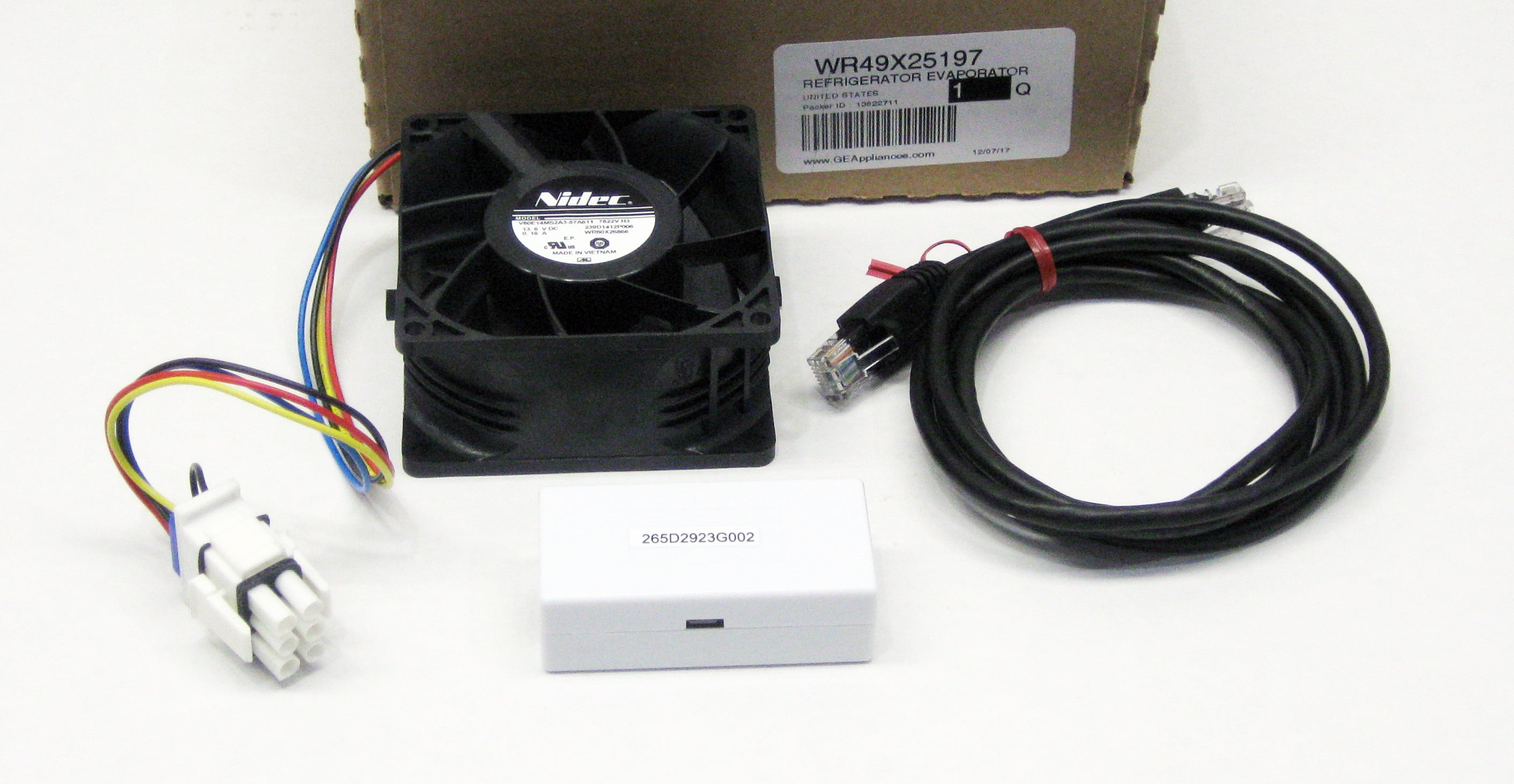 OEM GE WR49X25197 Refrigerator Evaporator Fan Motor AP5985039