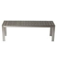 thumbnail image 6 of Afuera Living 3-piece Modern Aluminum Frame Patio Dining Set in Gray, 6 of 7