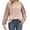 Pink, variant on Sweaters for Women Lace Long Sleeve Tops 2025 Fall Dressy Casual Business Knitted Pullover Shirts Puff Cuffs Outfits