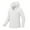 White, variant on Sentmoon Womens Windbreaker Jackets Lightweight with Hood Long Sleeve Waterproof Women Rain Jacket Solid Color with Zipper Light Jackets for Women for Running Backpacking Travel Gray XL