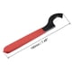thumbnail image 3 of Llave de gancho en C para sujeción de torno Tuerca de mandril ER25 con mango rojo antideslizante 2 piezas, 3 of 4
