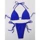 thumbnail image 5 of Gibobby Trajes de Baño para Mujer Pieza de ropa de playa de tamaño sólido para mujer, traje de baño de talla grande, dos conjuntos de Bikini, traje de ba(Azul,CH), 5 of 5